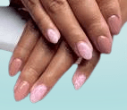 Pink Nails On Black Skin